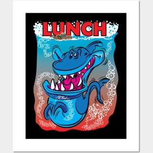 Shark Lunch Posters and Art